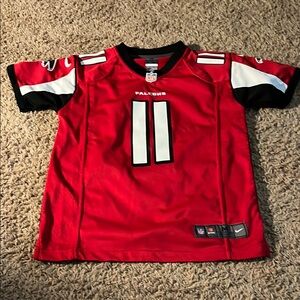 Nike Red and Black Falcons Jersey Jones #11 🏈
